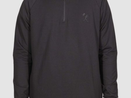 Brock Base Patch Quarter Zip (Black) For Discount