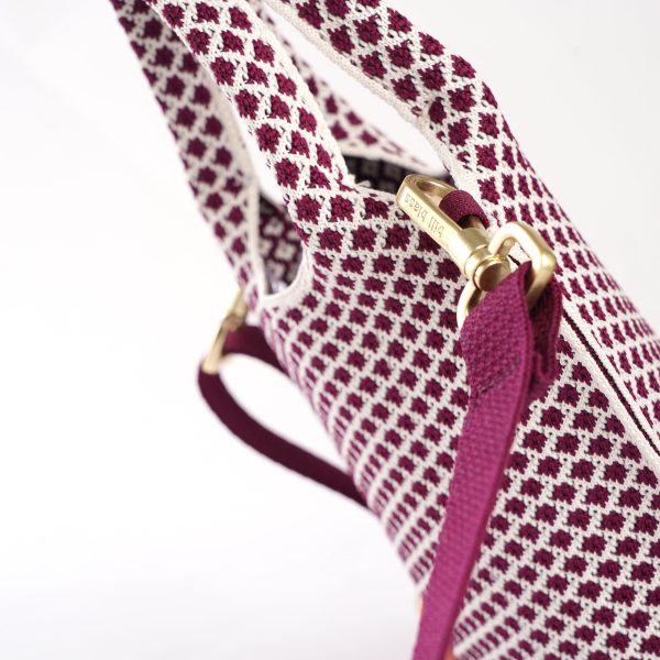 Sutton City Tote - Wine Diamond - Mini Cheap