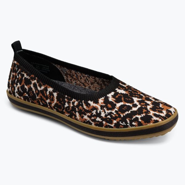 Sutton Knit Ballet - Leopard Discount