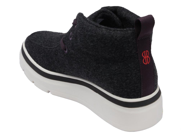 Mid Top Wool Sneaker - Charcoal Online Sale