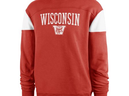 WISCONSIN BADGERS VINTAGE GROUNDBREAK  47 ONSET CREW Fashion