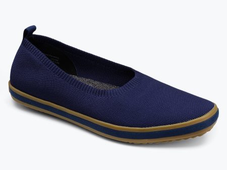 Sutton Knit Ballet - Navy on Sale