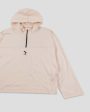 Ballpark Scuba Quarter Zip Women s Hoodie - Pink Marshmallow For Discount