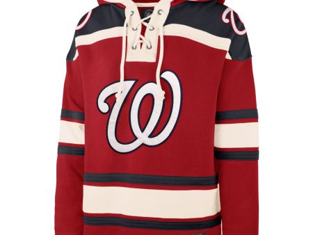 WASHINGTON NATIONALS SUPERIOR  47 LACER HOOD on Sale