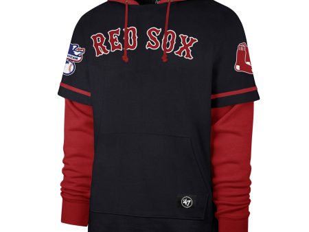 BOSTON RED SOX TRIFECTA  47 SHORTSTOP PULLOVER HOOD For Discount