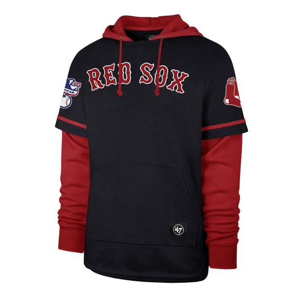 BOSTON RED SOX TRIFECTA  47 SHORTSTOP PULLOVER HOOD For Discount