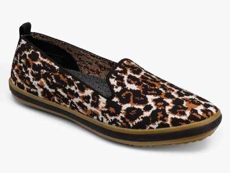 Sutton Knit Slip On - Leopard Cheap