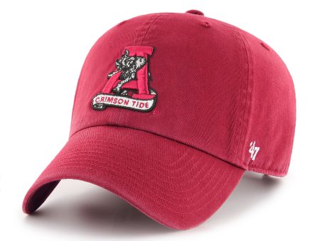 ALABAMA CRIMSON TIDE VINTAGE  47 CLEAN UP For Discount