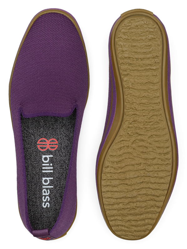 Sutton Knit Slip On - Purple Heart Online Hot Sale