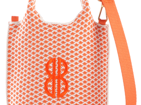 Sutton City Tote - Orange Diamond - Mini Online now