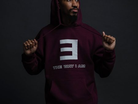 THE WAY I AM HOODIE (MAROON) For Sale