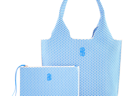 Sutton City Tote - Blue Diamond - Medium Sale