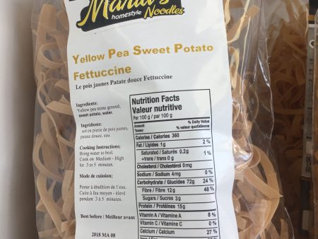 Maria s pasta yellow pea and sweet potato Hot on Sale