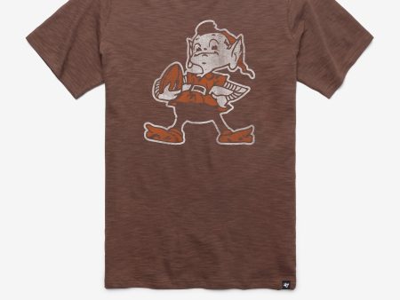 CLEVELAND BROWNS HISTORIC GRIT  47 SCRUM TEE Online Sale