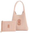 Sutton City Tote - Buckthorn Diamond Monogram   Detachable Metal Chain - Large Fashion