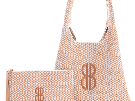 Sutton City Tote - Buckthorn Diamond Monogram   Detachable Metal Chain - Large Fashion