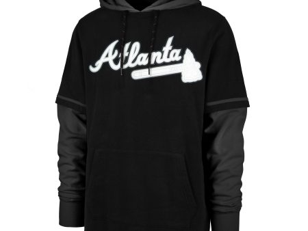 ATLANTA BRAVES METEORITE  47 SHORTSTOP PULLOVER HOOD Hot on Sale