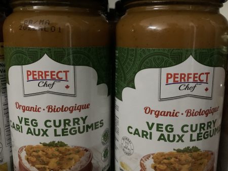 Organic Veg Curry cooking sauce For Sale