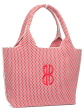 Sutton City Tote - Red Diamond Monogram - Large Supply