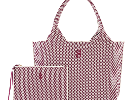 Sutton City Tote - Wine Diamond - Large For Discount