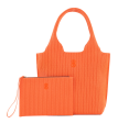 Sutton City Tote - Orange Stripe - Medium For Discount