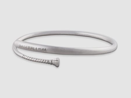 Arc Bat Bracelet - Sterling Silver Fashion