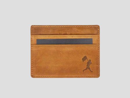 Flag Man Cardholder Wallet - Glove Leather on Sale