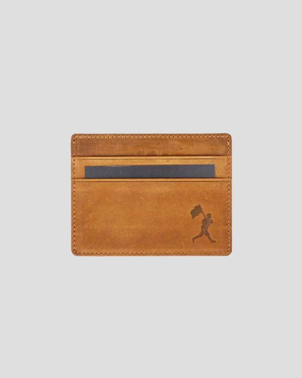 Flag Man Cardholder Wallet - Glove Leather on Sale