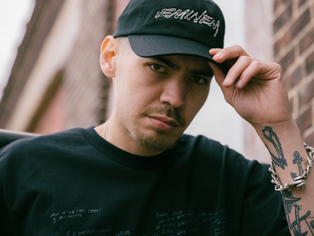 CHROME LOGO DAD HAT (BLACK) Hot on Sale