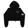 TOP GUNNER PATCH CROPPED HOODIE on Sale