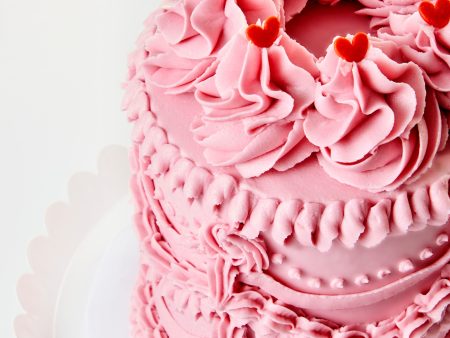 I Love Vintage Vegan Cake - PINK Fashion