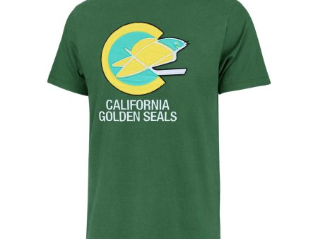 CALIFORNIA GOLDEN SEALS VINTAGE FRANKLIN KNOCKOUT  47 FIELDHOUSE TEE Hot on Sale