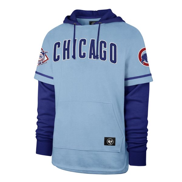 CHICAGO CUBS TRIFECTA  47 SHORTSTOP PULLOVER HOOD For Sale