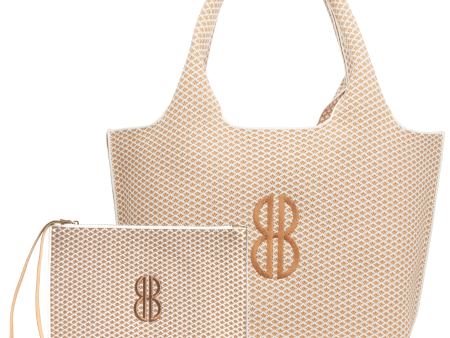 Sutton City Tote - Buckthorn Diamond Monogram - Large Sale