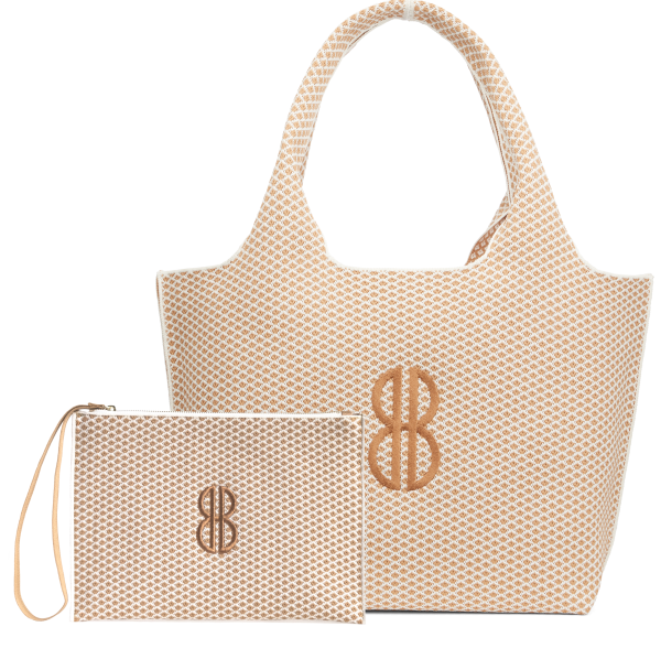 Sutton City Tote - Buckthorn Diamond Monogram - Large Sale