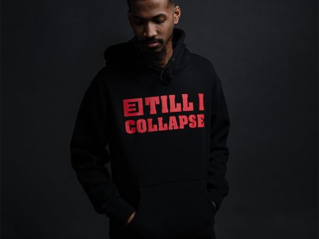 TILL I COLLAPSE HOODIE (BLACK) Fashion