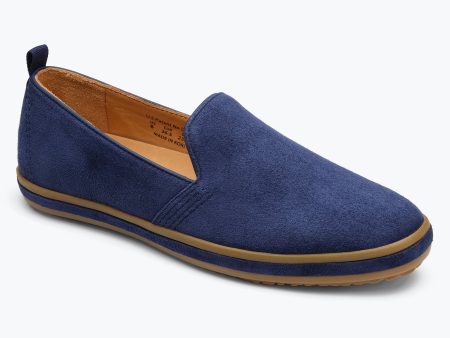 Sutton Suede Slip On - Blueberry Online Hot Sale