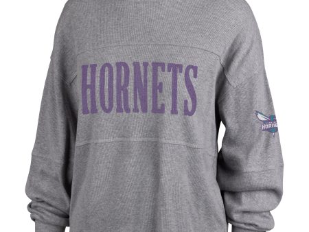 CHARLOTTE HORNETS  47 JADA LONG SLEEVE TEE WOMENS Online Hot Sale