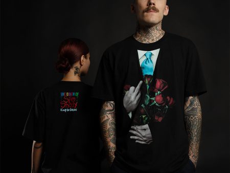 TDOSS Middle Finger Roses T-Shirt For Discount