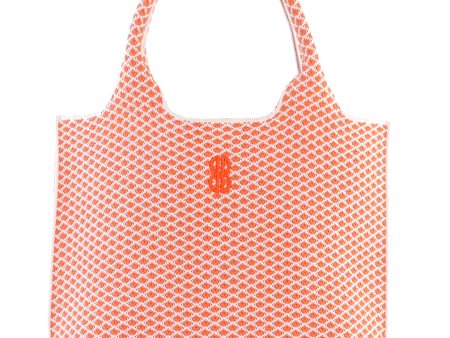 Sutton City Tote - Orange Diamond - Small Sale