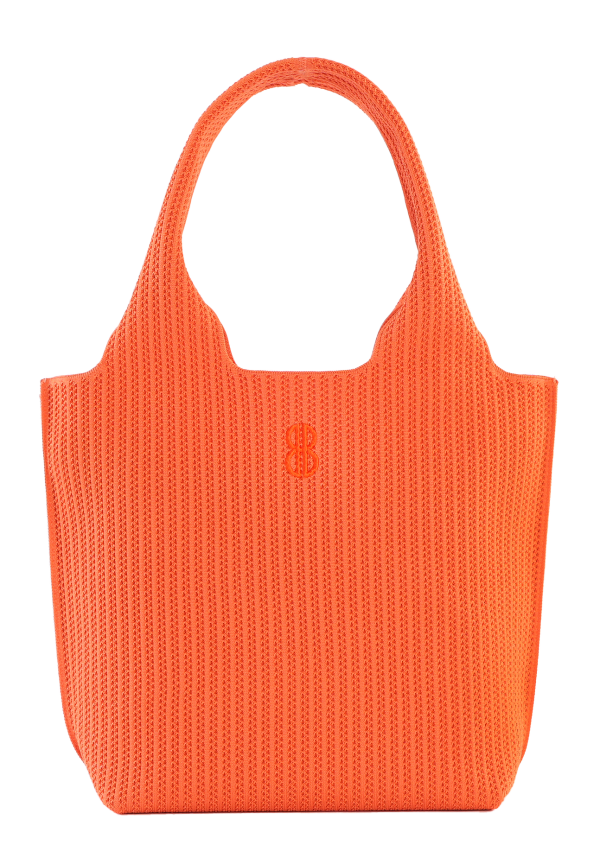 Sutton City Tote - Orange Stripe - Medium For Discount