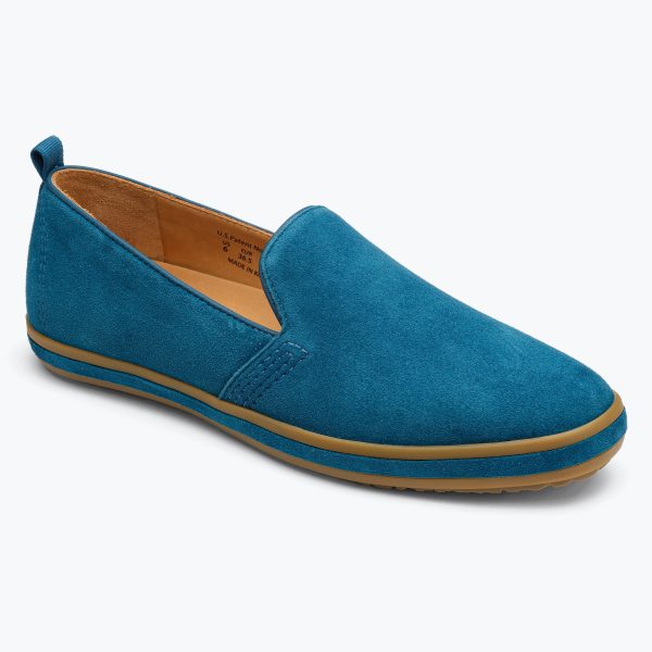 Sutton Suede Slip On - Teal Online now