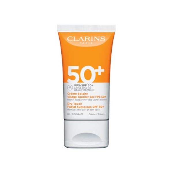 Clarins Dry Touch Facial Sunscreen SPF 50+ For Sale