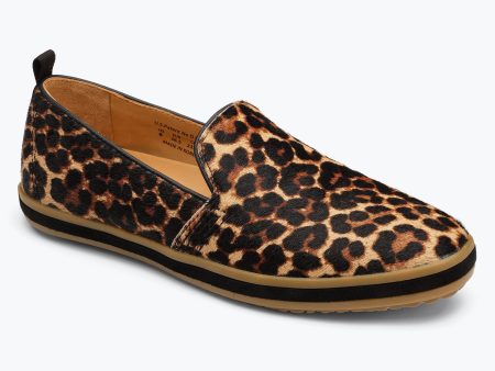 Sutton Suede Slip On - Leopard Hair Calf on Sale