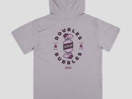 Doubles and Bubbles Short Sleeve Hoodie (Gottem  Grape) - Youth Fashion