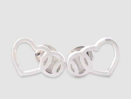 Love Baseball Earrings - Silver Hot on Sale