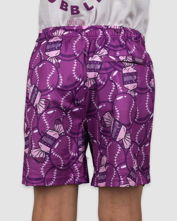 Doubles and Bubbles Diamond Air Youth Mesh Shorts - Gottem  Grape Online Sale