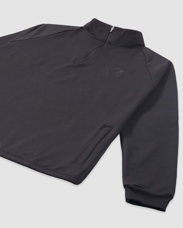 Brock Base Patch Quarter Zip (Black) For Discount