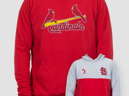 Double Play Reversible Hoodie - St. Louis Cardinals Online now