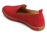 Sutton Suede Slip On - Red For Discount